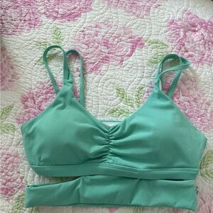 Mint Revolve Sports Bra